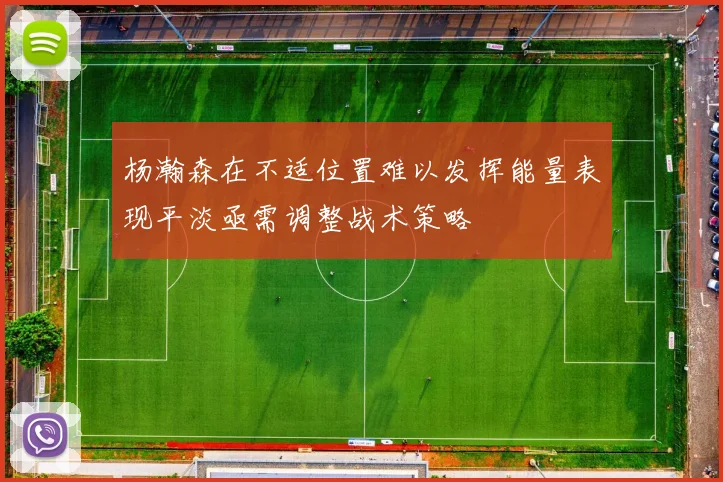 杨瀚森在不适位置难以发挥能量表现平淡亟需调整战术策略